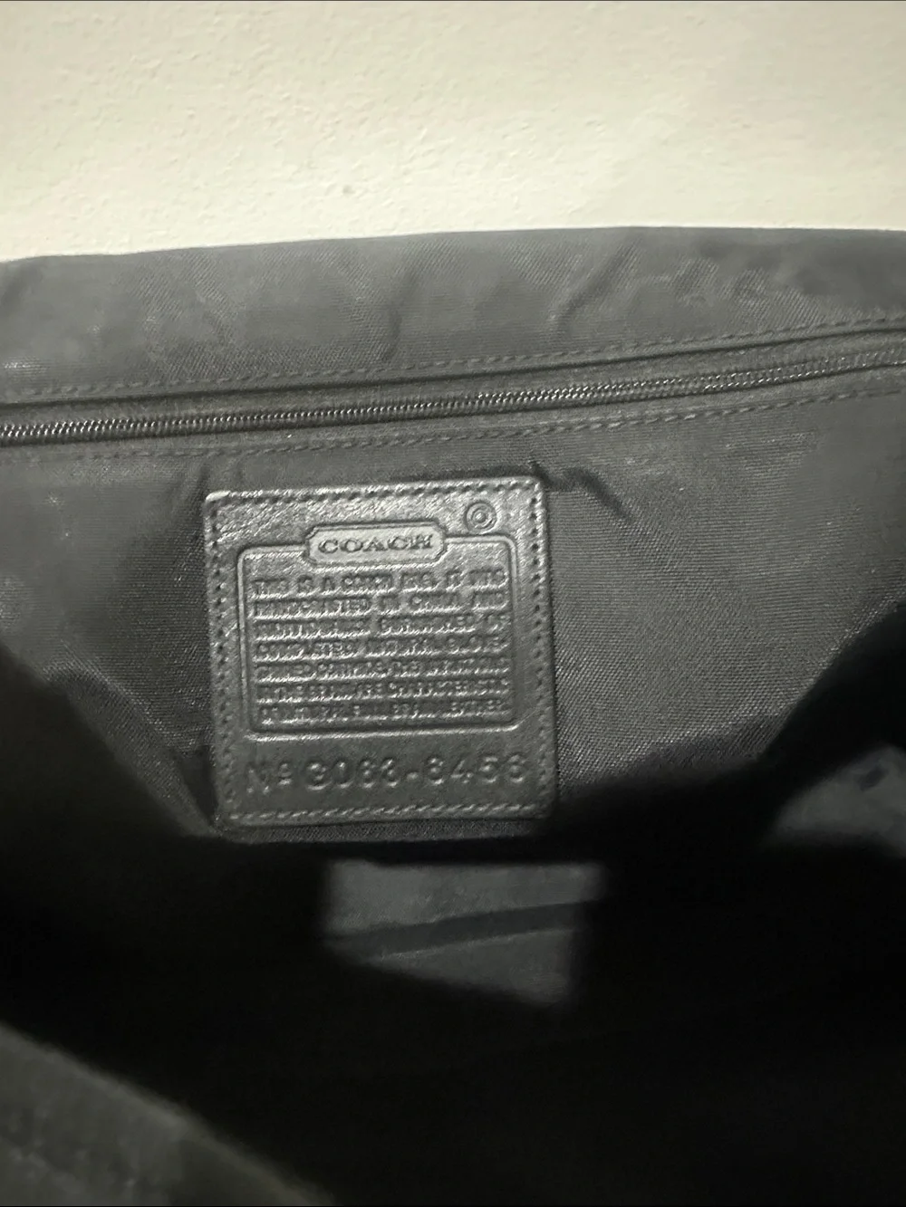 Vintage COACH Black Glove Tanned Leather Transatlantic Messenger Briefcase 6456